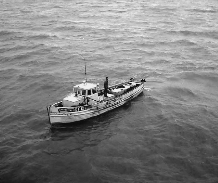 Fred Downs on Harvester II 1966